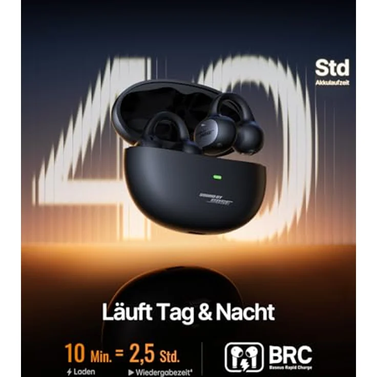 Baseus Inspire XC1, Open-ear Kopfhörer mit Dolby Audio, Hi-Res, 40 Std. Spielzeit, IP66, KI-klare Anrufe, Sound by Bose – Bild 5