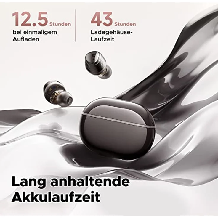 SoundPEATS Engine4 Bluetooth Kopfhörer mit Hi-Res Audio und LDAC, Dual-Dynamic-Treibern für Stereo-Sound Kabellose Ohrhörer, Bluetooth 5.3 und Dual-Device-Verbindung, 43 Stunden, App-Steuerung – Bild 4