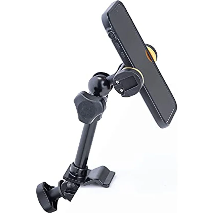 Hercules DG207B, Smartphone Halter für 4,7"-6,9" Geräte mit Klemme, Schwarz – Bild 7