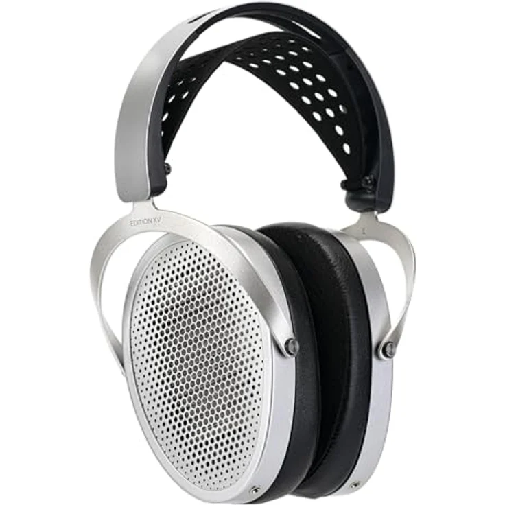 HIFIMAN Edition XV, kabelgebundener Hifi-Kopfhörer mit magnetostatischen Treibern, Silber – Bild 2