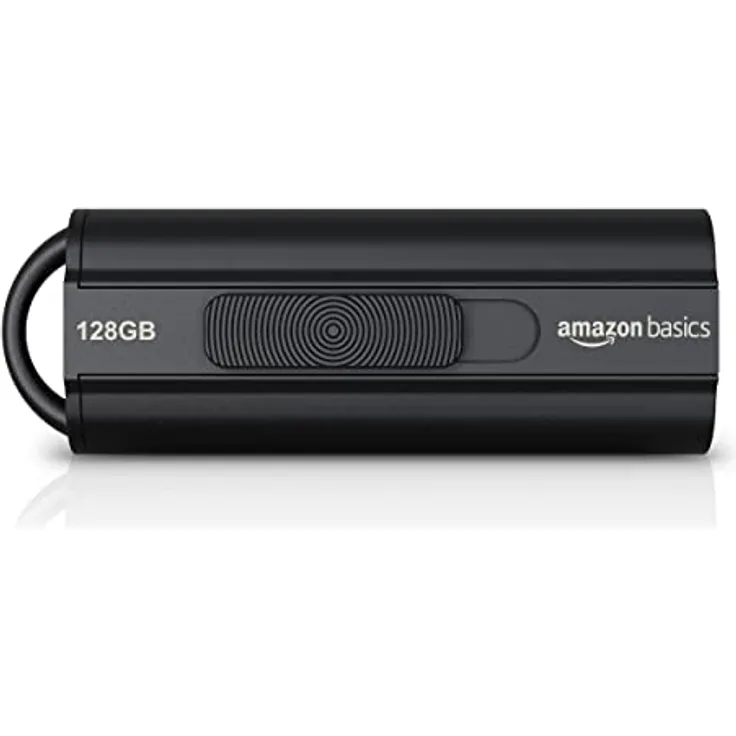 Amazon Basics - 128 GB, USB 3.1-Flash-Laufwerk, Lesegeschwindigkeit bis zu 130 MB/s, Schwarz