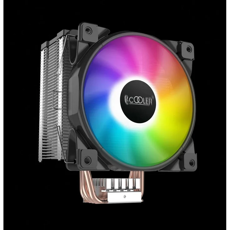 Pccooler GI-D56V Halo RGB, CPU Kühler mit RGB-Beleuchtung, 160W TDP, 148 mm, mehrfarbig