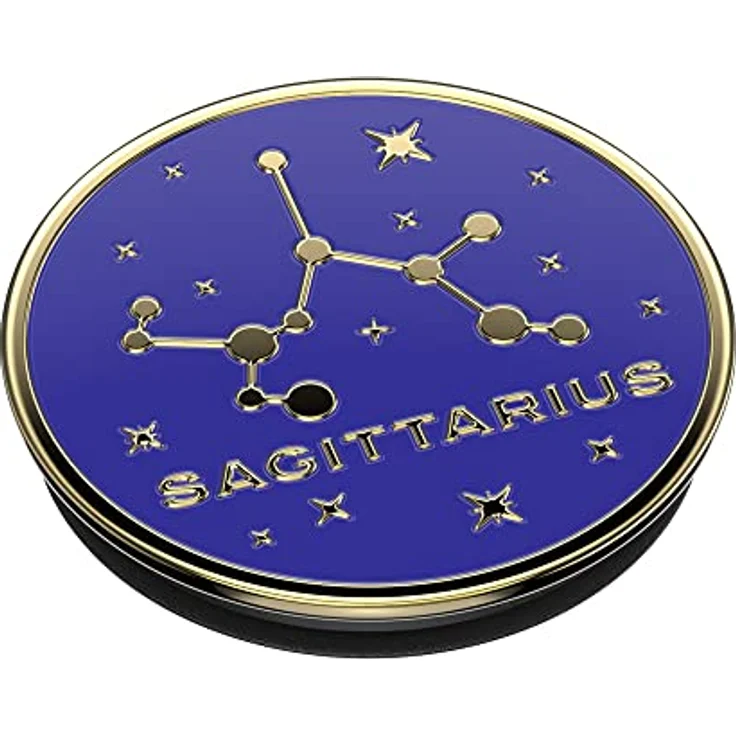 PopSockets: PopGrip - Ausziehbarer Sockel und Griff mit einem Austauschbarem Top für Smartphones und Tablets - Enamel Zodiac Sagittarius – Bild 2