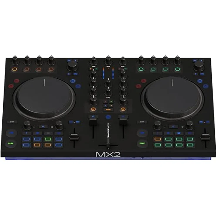 Native Instruments Traktor Mx2, DJ-Controller mit Audiointerface und Traktor Pro 4 Software – Bild 2