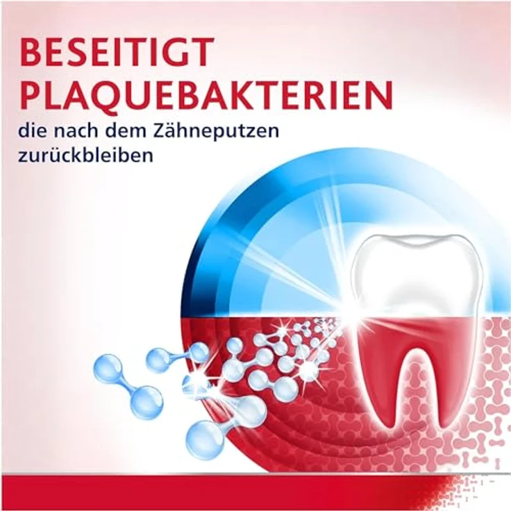 Parodontax Mundspülung Aktive Zahnfleischpflege- Repair*, 300ml mit frischem Minzgeschmack, alkoholfrei - Parodontax Mundspülung zur Zahnfleischpflege mit neuer Formulierung, Stärkung des Zahnschmelzes, Plaque-Entfernung und Fluorid-Kariesschutz, Minzgeschmack, 300ml – Bild 3
