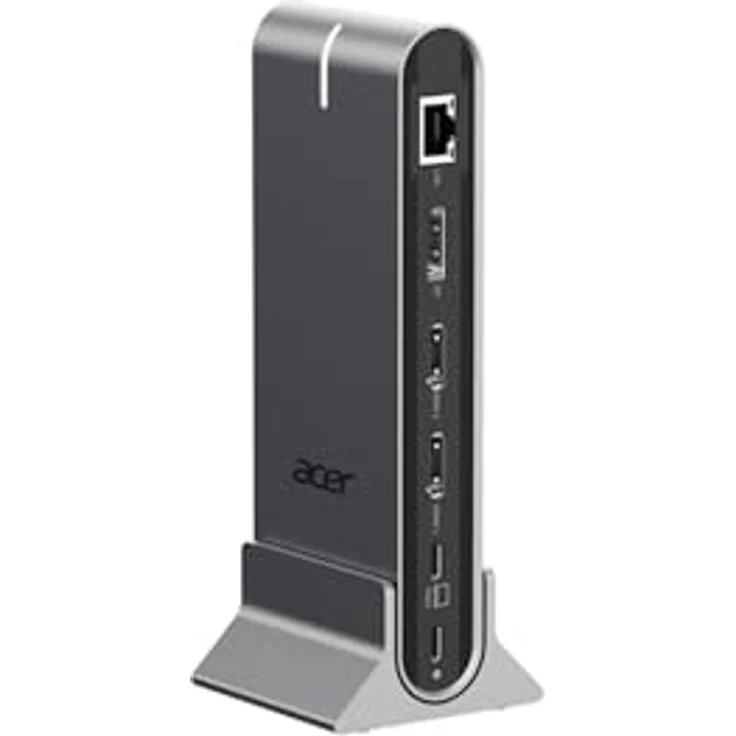 Acer Type-C Universal Dockingstation 15-in-1, Kabelgebunden, USB 3.2 Gen 1, Gigabit Ethernet, HDMI und DisplayPort Ausgänge, kompatibel mit mehreren Herstellern, Schwarz – Bild 2