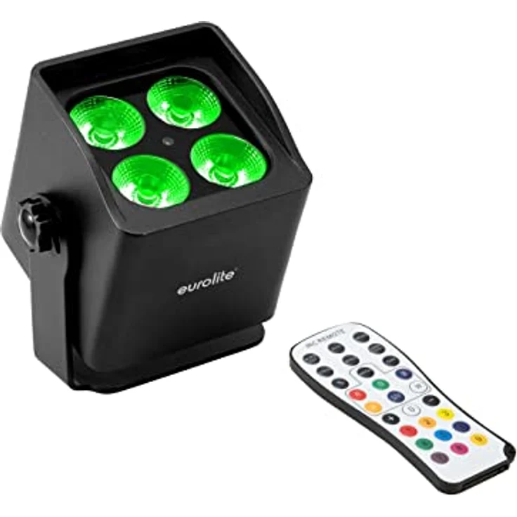 Eurolite Set 6x AKKU Mini IP UP-4 QCL Spot MK2, tragbarer Scheinwerfer mit Soft-Bag, RGBW Lichtausgabe – Bild 2