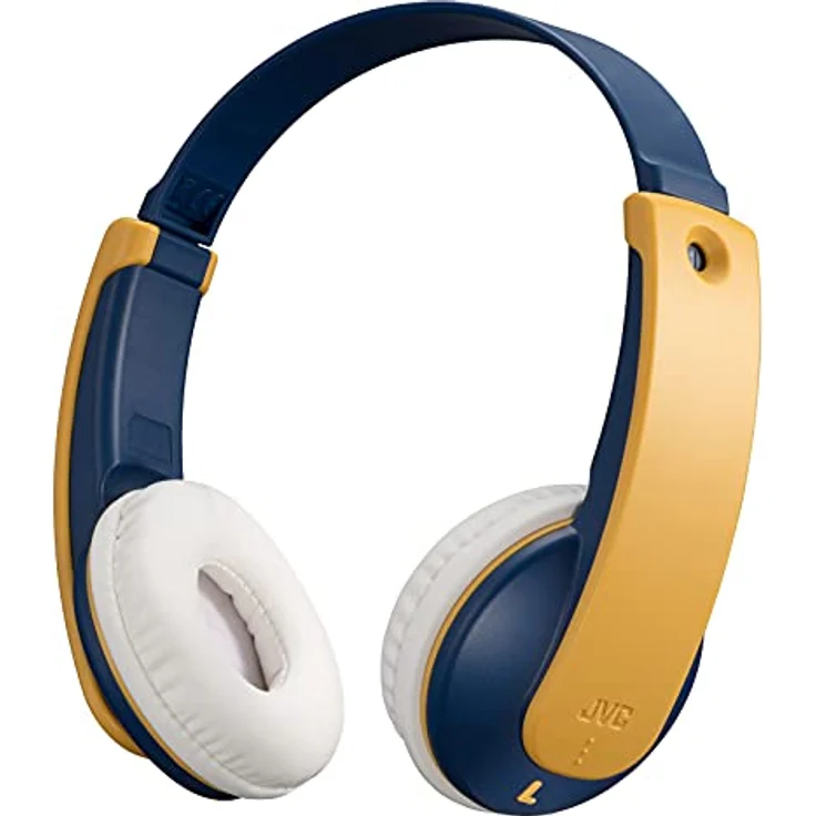 JVC HA-KD10W Kopfhörer Kopfband Musik Blau Gelb Knopf Tasten – Bild 2