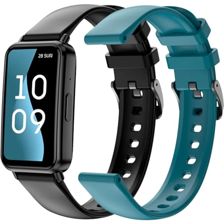 SPC Smartwatch 9654N (42.50 mm), Smartwatch mit integriertem Pulsmesser und benutzerfreundlicher Schnittstelle, schwarzes Design – Bild 1
