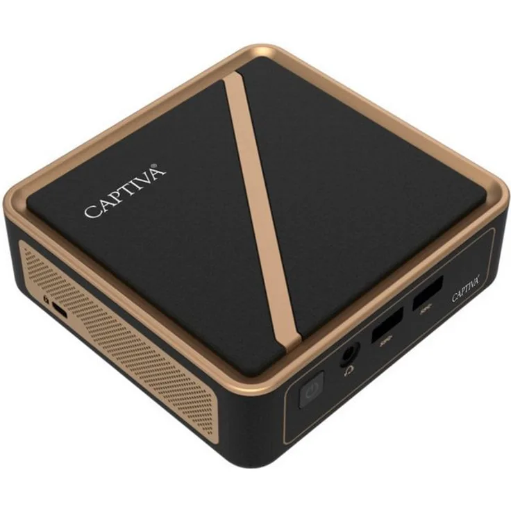 CAPTIVA Mini PC R10-2605, AMD Ryzen AI 9, 8 GB RAM, 500 GB SSD, Luftkühlung, WLAN, schwarz, Windows 11 Home