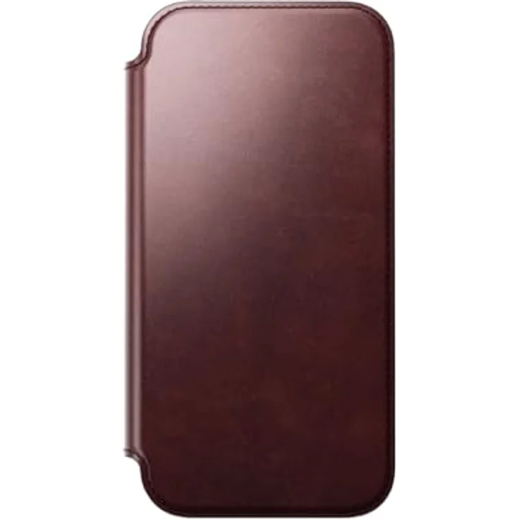NOMAD Modern Leather Folio für iPhone 17 Pro Max, MagSafe-kompatible Schutzhülle aus Polycarbonat und hochwertigem Burgunder-Horween-Leder mit drei Kartenfächern und Bargeldfach – Bild 5