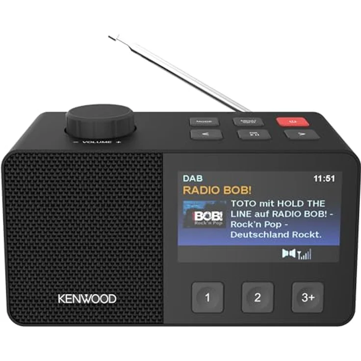 Kenwood CR-M70DAB-B, Tragbares Digitalradio mit DAB+ und FM, schwarz – Bild 1