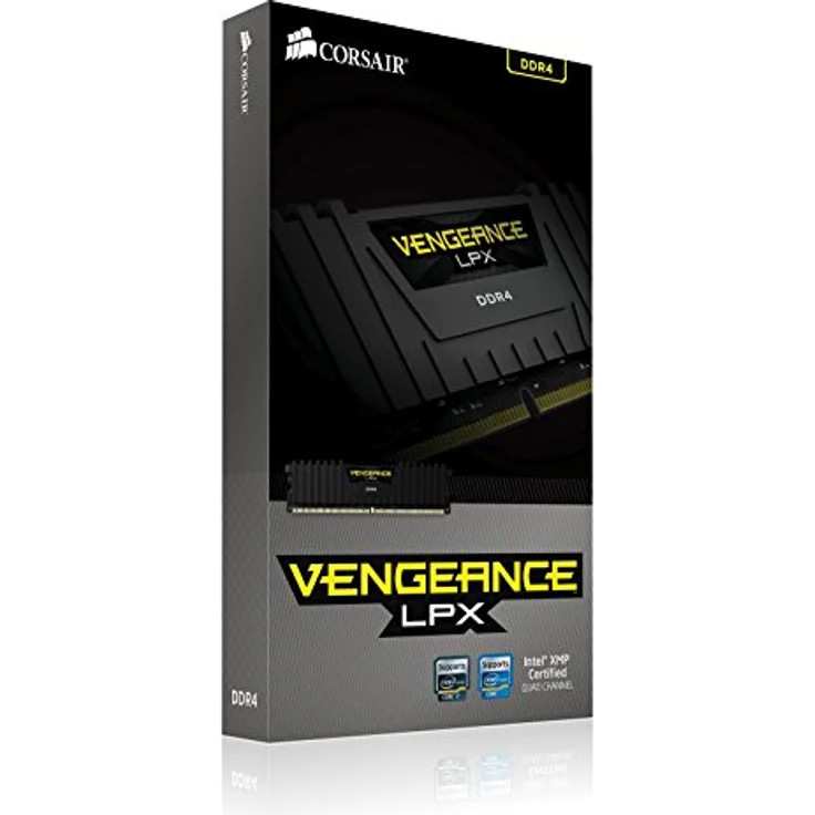 Corsair Vengeance LPX 32GB (4x8GB) DDR4 2666MHz C16 XMP 2.0 High Performance Desktop Arbeitsspeicher Kit, Schwarz - Preisvergleich – Bild 6