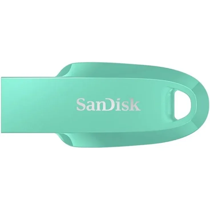 SANDISK Ultra Curve, USB 3.2 Gen 1 USB-Stick mit 32GB Speicher, grün