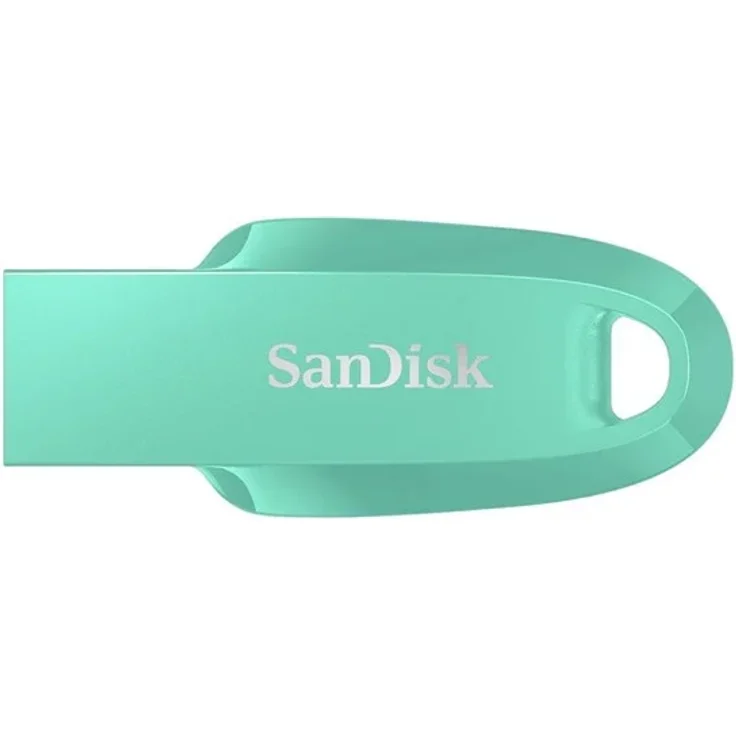 SANDISK Ultra Curve, USB 3.2 Gen 1 USB-Stick mit 32GB Speicher, grün
