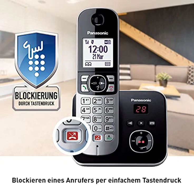 Panasonic KX-TG6861GB Schnurloses Telefon – Bild 3