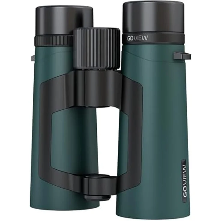 GoView ZOOMR 8x42 Fernglas für Outdoor, Natur, Tierbeobachtung, Reise (8-Fach Zoom, großes Sehfeld, inkl. Zubehör-Set) Oak Grün – Bild 2