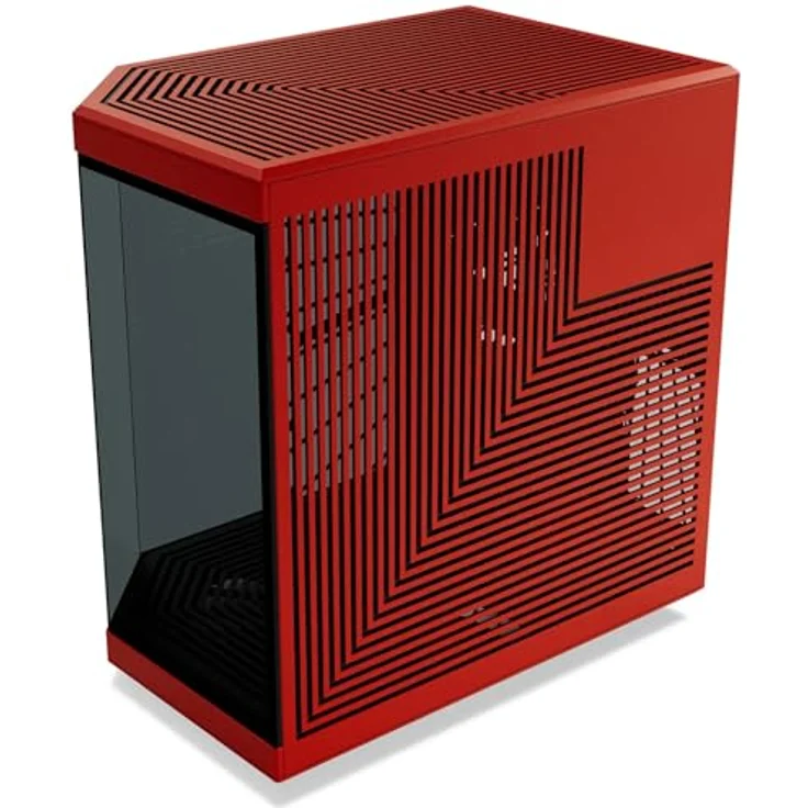 Hyte PC-Gehäuse Y70, ATX-Mid-Tower mit vertikalen 4 Steckplätzen, Tempered Glass – Bild 6