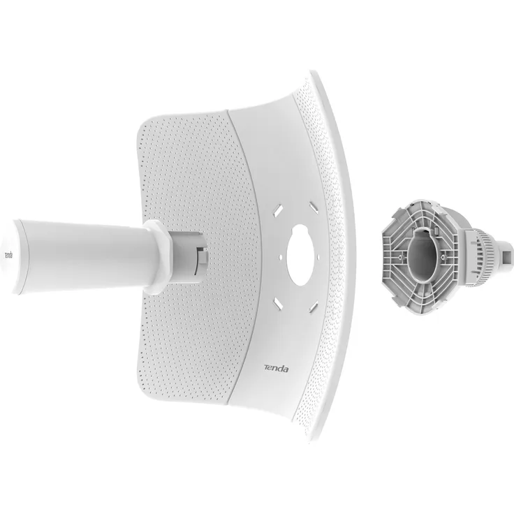 Tenda O9 WLAN Access Point, 867 Mbit/s, 23dBi Dual-Polarisation-Antenne, Power over Ethernet (PoE), Weiss