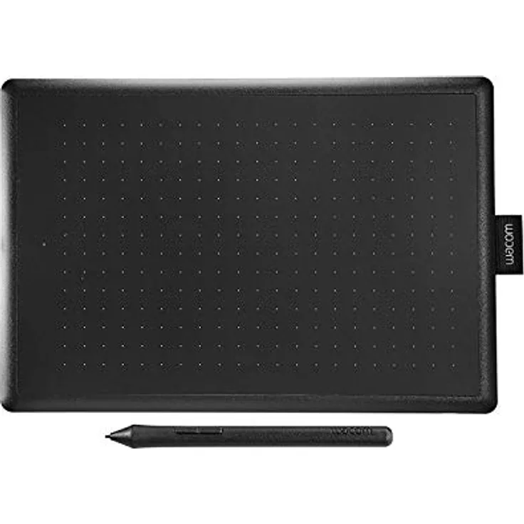 Wacom One By Medium, Grafiktablet in Schwarz-Rot, 2540 LPI, 216x135 mm, USB, CTL-672