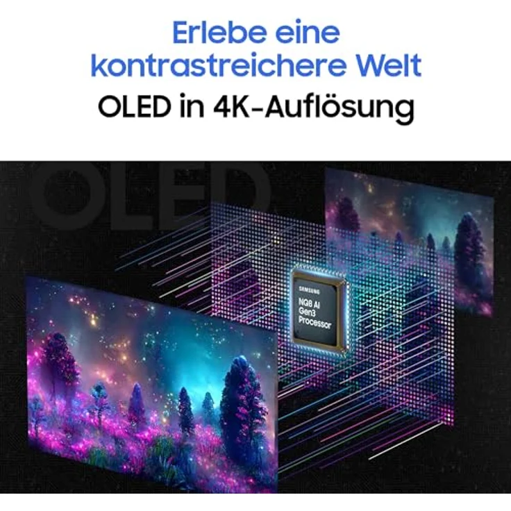 Samsung Odyssey G80SD OLED Gaming Monitor, 32 Zoll, 4K AI Upscaling, UHD Bildschirm, 240 Hz, 0,03 ms Reaktionszeit, AMD FreeSync Premium Pro, schwarz – Bild 5