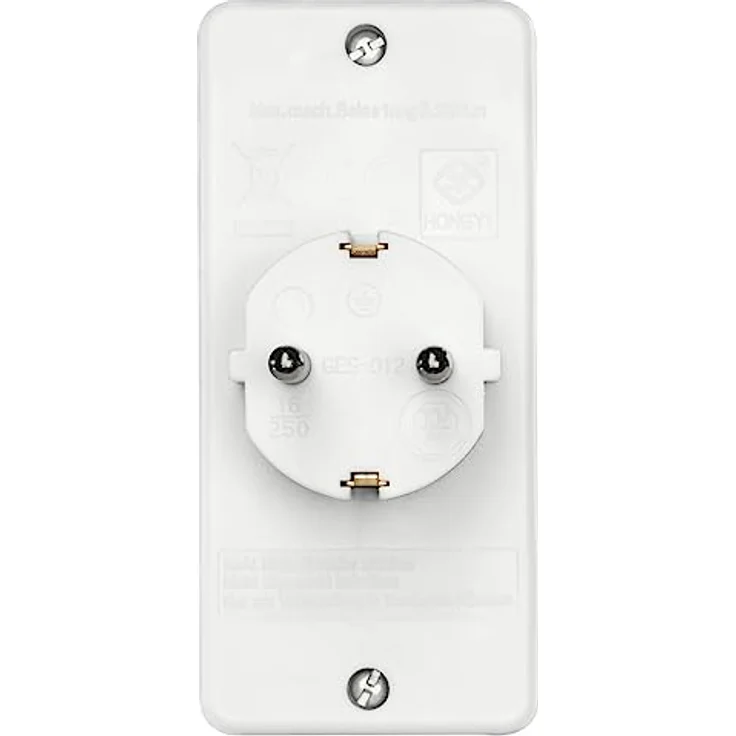Steckdosenadapter 3-Fach, 1x Schutzkontakt, 2X Euro, Weiß – Bild 3