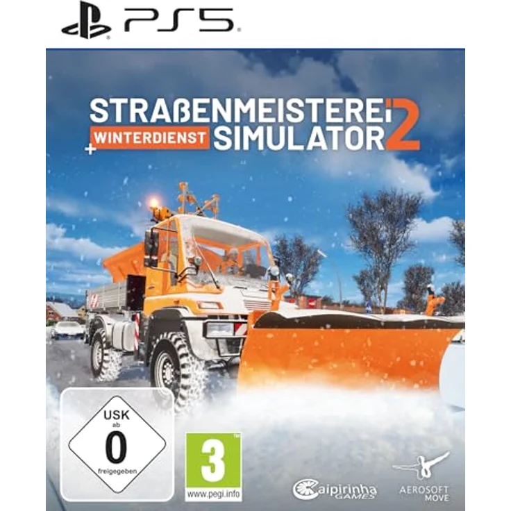 Aerosoft Straßenmeisterei Simulator 2 - Winterdienst [PS5] - Mit 3D Welt, unterschiedlichen Fahrzeugen und über 40 abwechslungsreichen Aufträgen – Bild 1