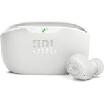 JBL Wave Buds – Kabellose In-Ear Ohrhörer mit IP54 und IPX2 Wasserdichtigkeit – Kraftvoller Bass und 32 Stunden Akkulaufzeit – In Weiß
