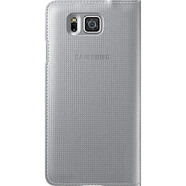 Samsung Cover S-View EF-CG850BS Galaxy Alpha silber – Bild 2