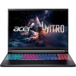 Acer Nitro V 16S AI (ANV16S-41-R93W), Gaming Notebook mit 16" WQXGA IPS-Display, 180Hz, AMD Ryzen 7 260, 16GB RAM, 1000GB SSD, schwarz