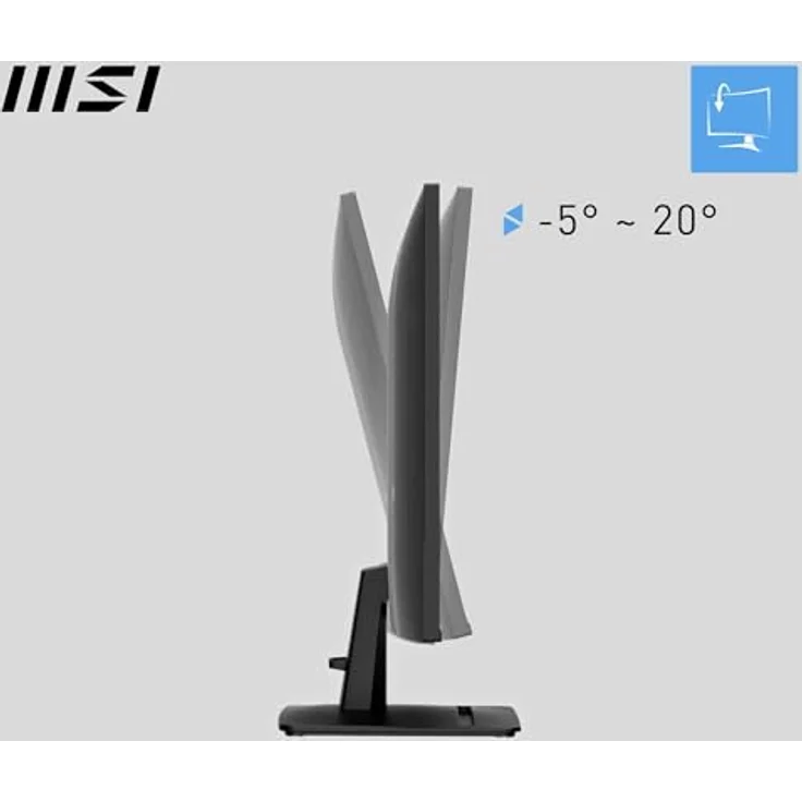 MSI Pro MP275 E2, 27 Zoll Full HD IPS Desktop-Monitor, 120 Hz, randlos, Augenfreundlich, integrierte Lautsprecher, neigbar, HDMI 2.0, DP, D-Sub – Bild 4