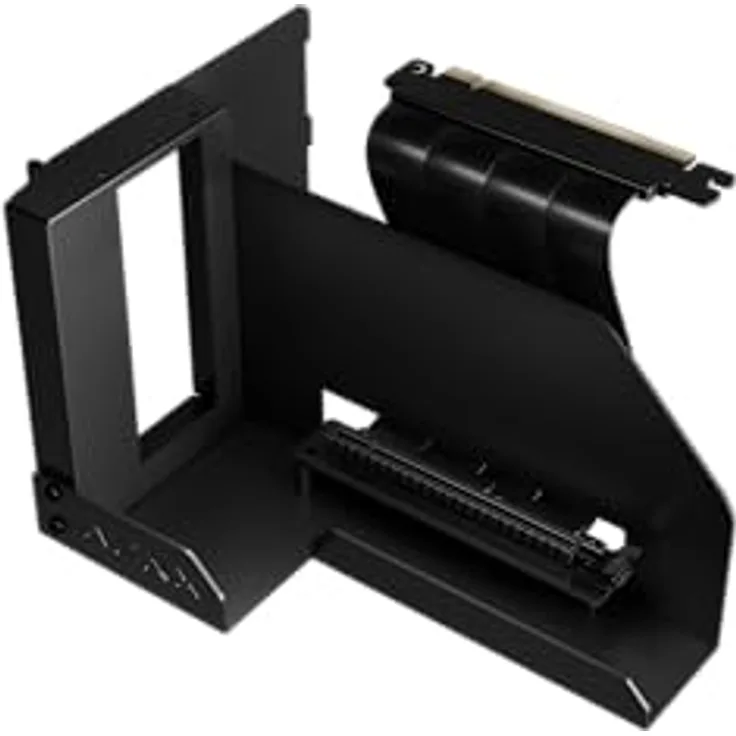 APNX V1 Vertikale GPU-Halterung mit Riser-Kabel PCIE 5.0, Schwarz - Kompatibel mit V1 Hülle, für optimierte Grafikkartenmontage