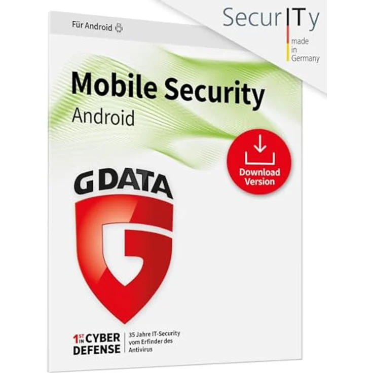 G DATA Mobile Security Android Premium 2024/2025 | Virenscanner für Android Tablet/Smartphone | zukünftige Updates inklusive | Made in Germany | – Bild 1