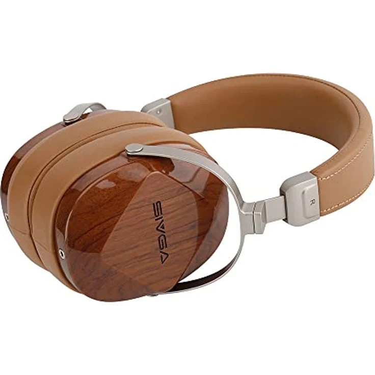 SIVGA Oriole Classic Holz Geschlossen Zurück Verdrahtet Dynamischen Kopfhörer (Braun) – Bild 3