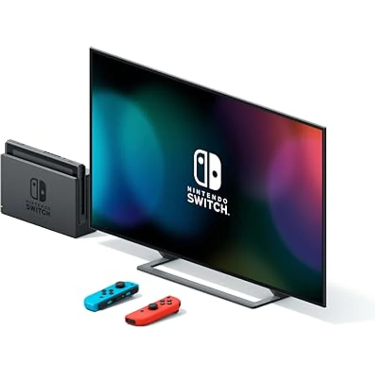 Nintendo Switch V2, Spielkonsole mit Nintendo Switch Sports Set, rot/blau, inklusive Joy-Con und 12 Monate Nintendo Switch Online Mitgliedschaft – Bild 3