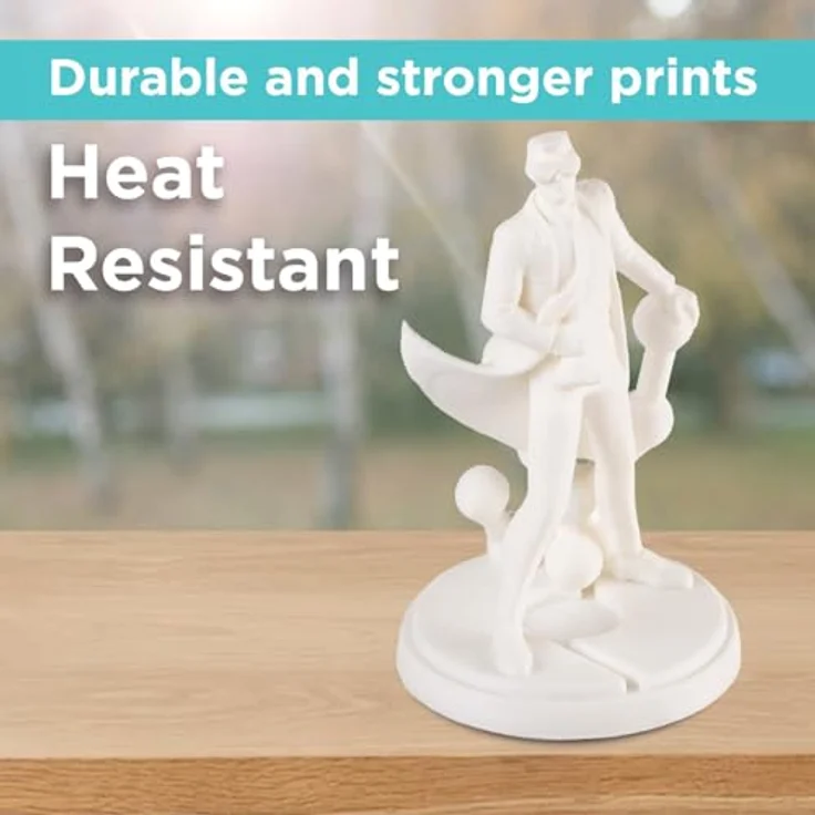 Polymaker PolyLite ABS, 3D-Druckfilament in Weiß, 1,75mm, 1kg mit geringer Geruchsbildung – Bild 2