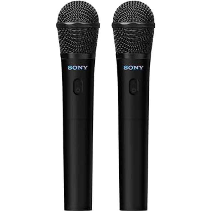 Sony ULTMIC1 Kabelloses Mikrofonset mit 2 Mikrofonen, erweiterte Rauschunterdrückung, 20 Stunden Akku, Duettunterstützung, stoßfest - Schwarz