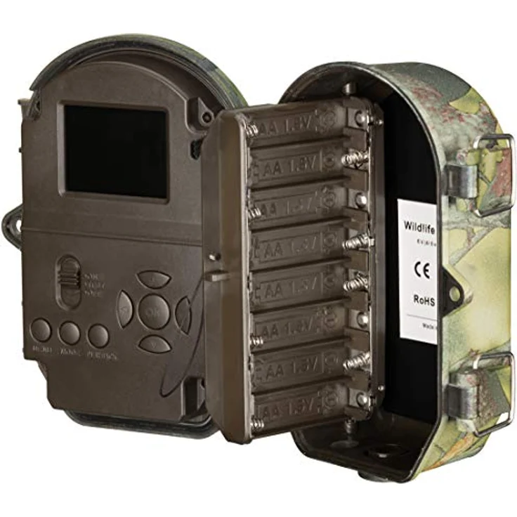 Bresser Überwachungskamera 120 Grad mit PIR-Bewegungssensor 16MP Full-HD und unsichtbarer LED Infrarot Beleuchtung – Bild 2