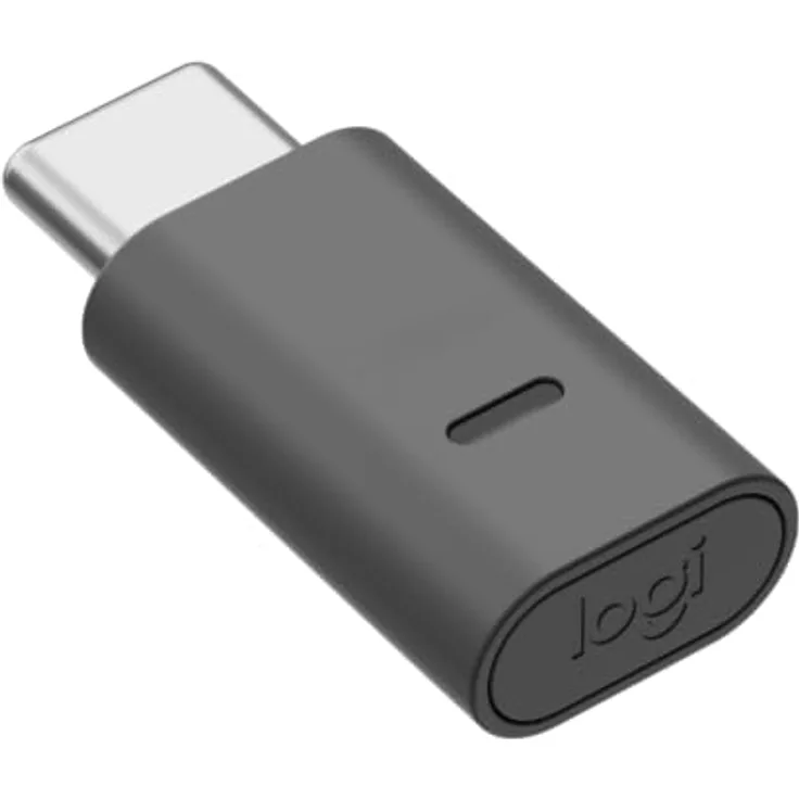 Logitech Zone Vibe Wireless UC, Kabelloser Dongle mit Bluetooth 5.2, Farbe Graphit