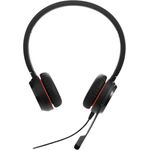 Jabra Evolve 20 SE Stereo Headset - Unified Communication Kopfhörer mit passiver Geräuschunterdrückung - USB-C/A - Schwarz UC