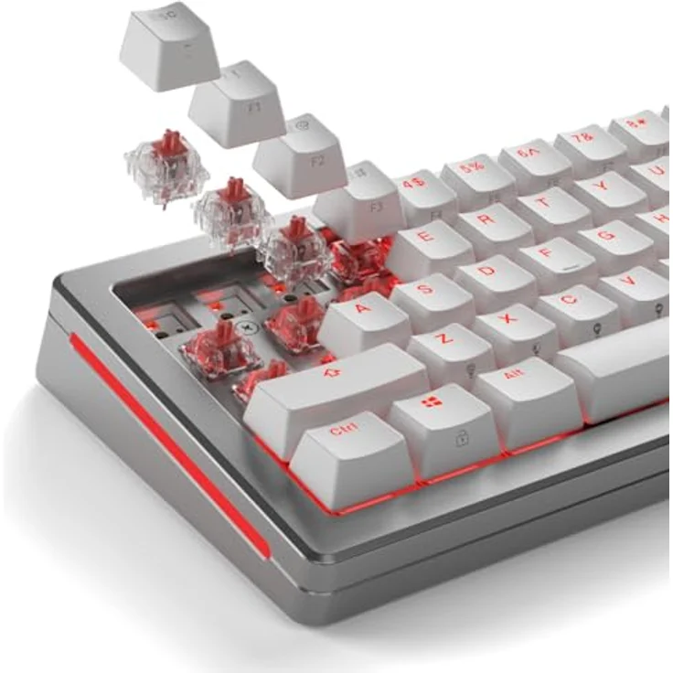 Glorious Fox Ultralight Switches, 110 Stück, 5-Pin, linear, MX-Stem, 30g - lubed – Bild 6