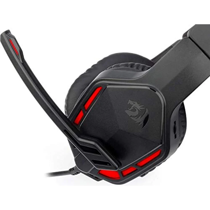 Redragon Themis H220, Kabelgebundenes On-Ear-Gaming-Headset mit 50 mm Treibern, Mikrofon und Universeller Kabelfernbedienung, Schwarz – Bild 5