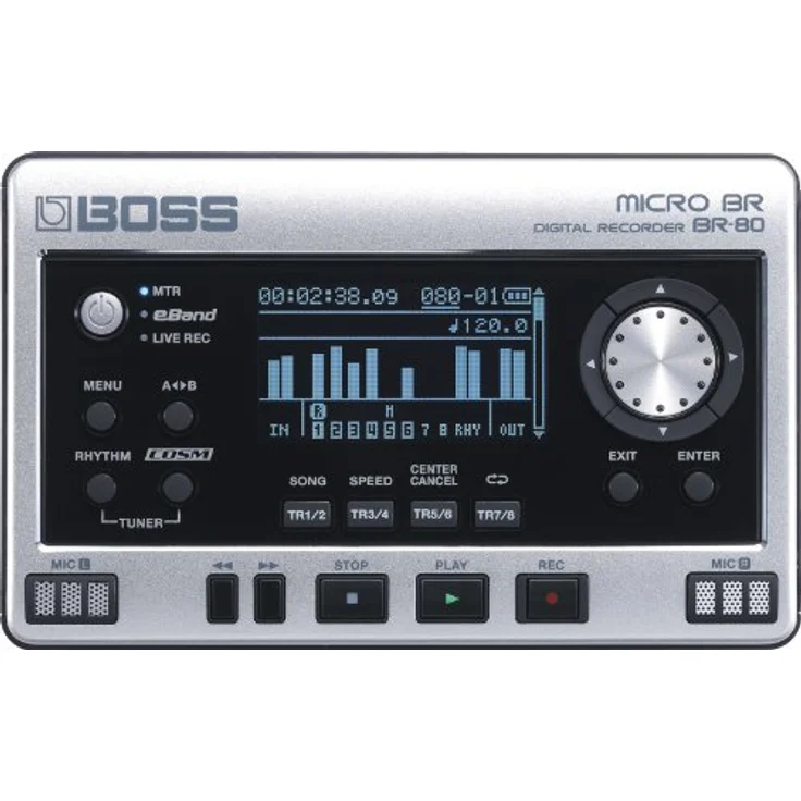 BOSS Field Recorder BR-80 mit SD -Karten (bis zu 32 GB) - Preisvergleich – Bild 3