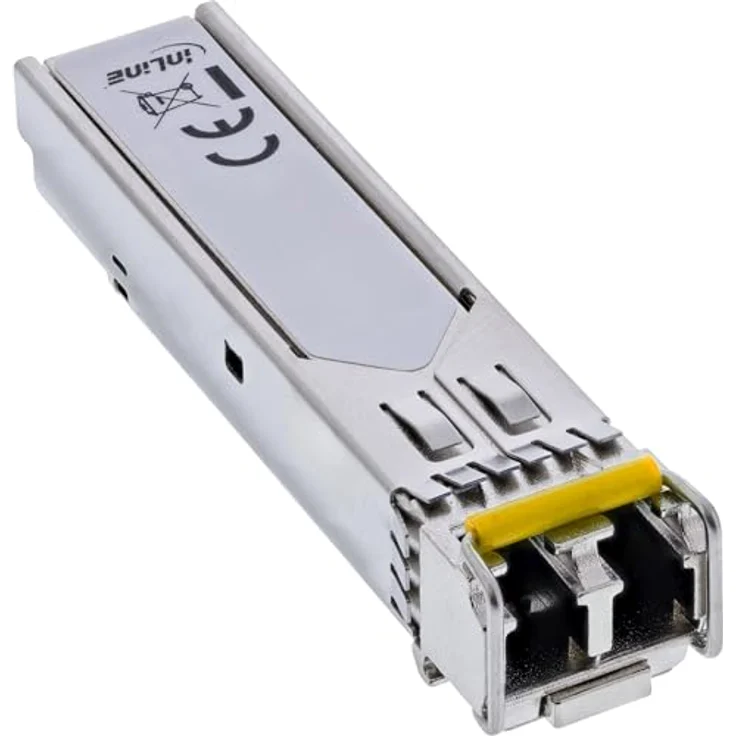 InLine SFP Modul LWL ZX 1550nm Singlemode, Transceiver mit LC Buchsen, 120 km Reichweite, 1,25 Gb/s Vollduplex – Bild 1