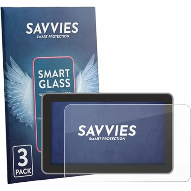 Savvies 3 Stück Panzer Schutz Glas für Bambu Lab H2C, 9H Kratzschutz, HD Klar, blasenfrei, Anti-Fingerabdruck, stoßfest, Displayschutz – Bild 1
