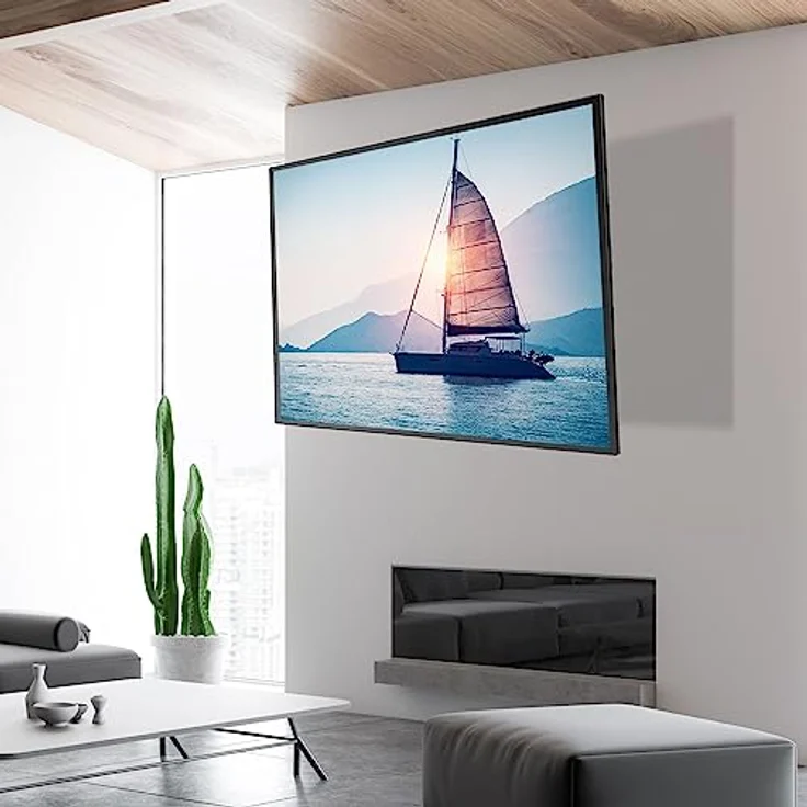 CAVO Motion TV Wandhalterung für 37-80 Zoll Bildschirme bis 45 kg, Max VESA 600 x 400 mm Schwenkbar Neigbar Universal Halterung für Flach & Curved Fernseher & Monitor – Bild 3