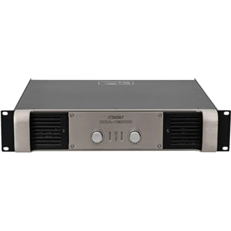 PSSO DCA-12000 2-Kanal-Endstufe SMPS | Class I Stereo-PA-Verstärker, 2 x 6000 W RMS (2 Ohm), 2 x 3900 W RMS (4 Ohm), integriertes Schaltnetzteil, geringes Gewicht - PSSO Schwarz – Bild 2