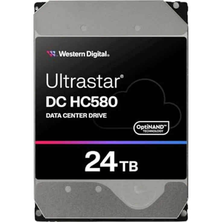 Western Digital WD Ultrastar DC HC580 24 TB 3.5" Interne Festplatte mit HelioSeal und OptiNAND – Bild 2