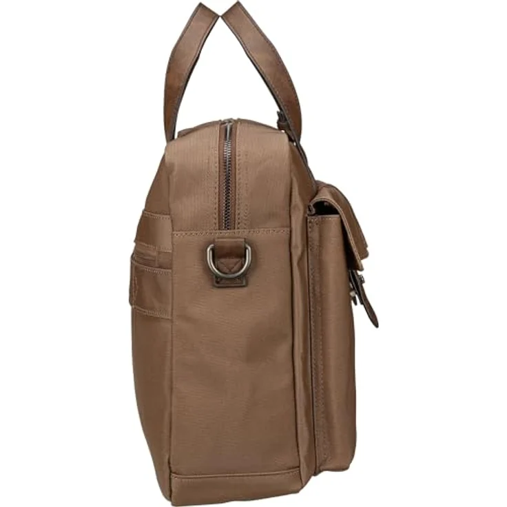 Picard Aktentasche Calahari, wasserabweisende Laptop-Tasche aus Polyester, Braun, 41 x 11 x 30 cm – Bild 5