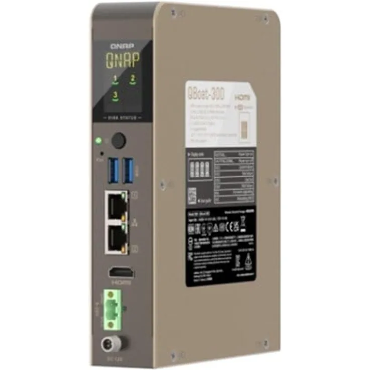 QNAP QBoat-300, NAS Server mit PCI Express (NVMe), RAID 0/1/5/6/10/50/60, 4 GB RAM, Gigabit Ethernet, iSCSI Support